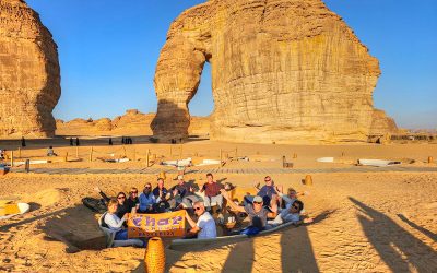 Potovanje saudova Arabija Elephant Rock