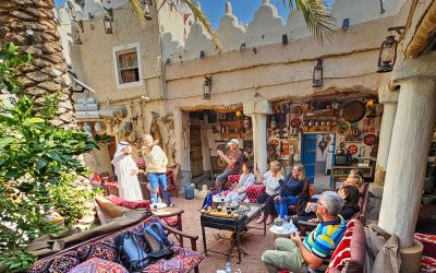 Potovanje saudova Arabija ples s sabljami Ardah